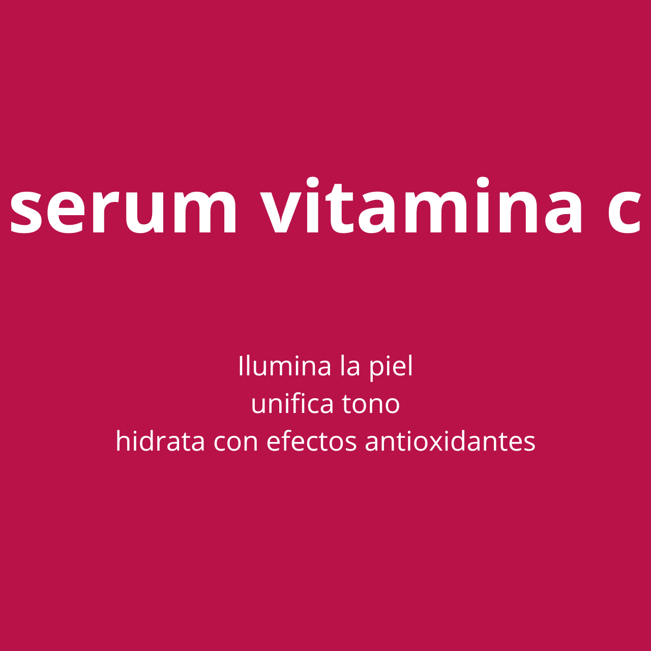 Propiedades Vitamina C